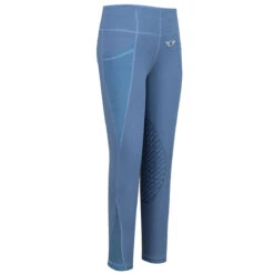 TuffRider Children's Minerva EquiCool Tights -Equine Elegance blue4 97892.1587157084.1280.1280