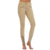 Goode Rider Knee Patch Miracle Breech -Equine Elegance british khaki front 62380.1588784154.1280.1280