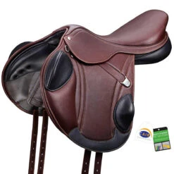 Bates Advanta Saddle With HART -Equine Elegance brown front 63314.1589998229.1280.1280