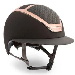 KASK Star Lady Everyrose Helmet -Equine Elegance brownrosegold