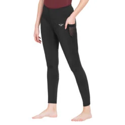 TuffRider Ladies Minerva EquiCool Tights -Equine Elegance charcoal4 27473.1587158187.1280.1280