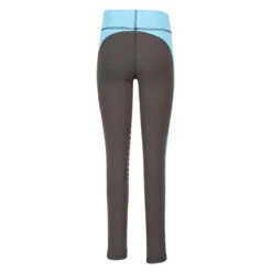 TuffRider Children's Ventilated Schooling Tights -Equine Elegance charcoal neonblue4 58838.1583525668.1280.1280