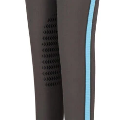 TuffRider Children's Ventilated Schooling Tights -Equine Elegance charcoal neonblue5 58792.1583525668.1280.1280