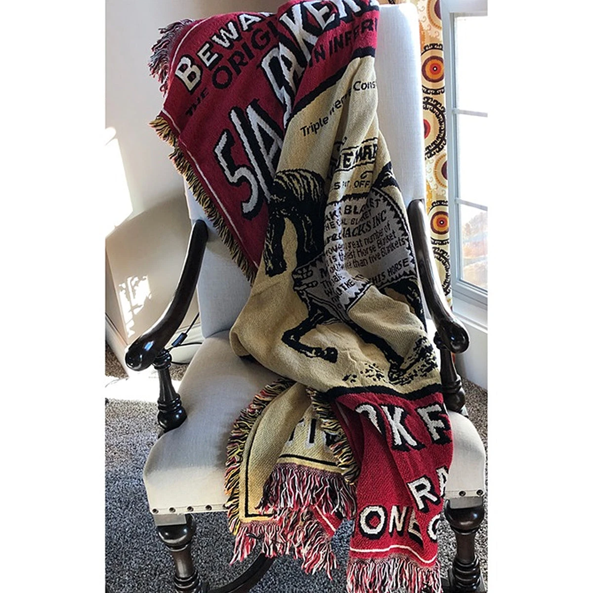 5/A Baker Logo Afghan 4 5/A Baker Logo Afghan - Image 2