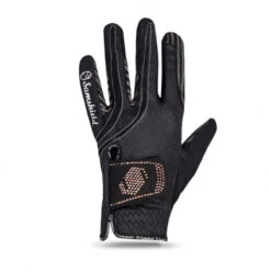 Samshield V Skin Swarovski Gloves- Rose Gold Crystals -Equine Elegance gloveblack5 11363.1586355543.1280.1280