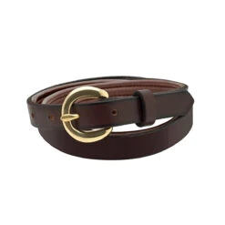 Perri's Padded Leather Belt -Equine Elegance havana havana 18599.1588166048.1280.1280