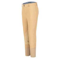TuffRider Children's Ribb Knee Patch Breeches -Equine Elegance light tan 56383.1588684593.1280.1280