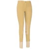 TuffRider Ladies Cotton Lowrise Pull-On Knee Patch Breeches -Equine Elegance light tan front 26353.1588621808.1280.1280