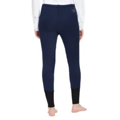 TuffRider Ladies Unifleece Pull-On Winter Breeches -Equine Elegance navy3 07209.1588623839.1280.1280