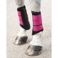 Arma Air Motion Brushing Boots -Equine Elegance raspberry