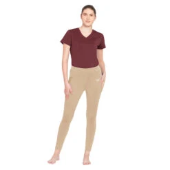 TuffRider Ladies Minerva EquiCool Tights -Equine Elegance safari4 81915.1587158187.1280.1280