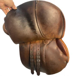 Butet 1/2 Deep Jump 17" Reg Tree Used Close Contact Saddle -Equine Elegance scbilletrside
