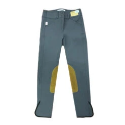Tailored Sportsman Vintage Mid Rise Front Zip Breeches -Equine Elegance t.sports 1963 graphite tan