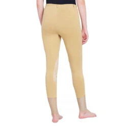 TuffRider Ladies Starter Lowrise Pull On Knee Patch Breeches -Equine Elegance tan2 14680.1583511668.1280.1280