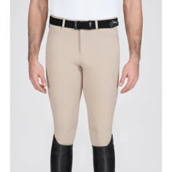 Equiline Men's Grafton Knee Patch Breech -Equine Elegance tan4 81796.1585165985.1280.1280