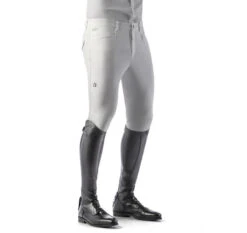 EGO 7 Men's Jumping EJ Knee Patch Breeches -Equine Elegance white 97218.1586203659.1280.1280